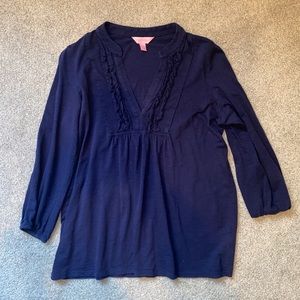 Lilly Pulitzer Cotton Quarter Sleeve | Sz Small